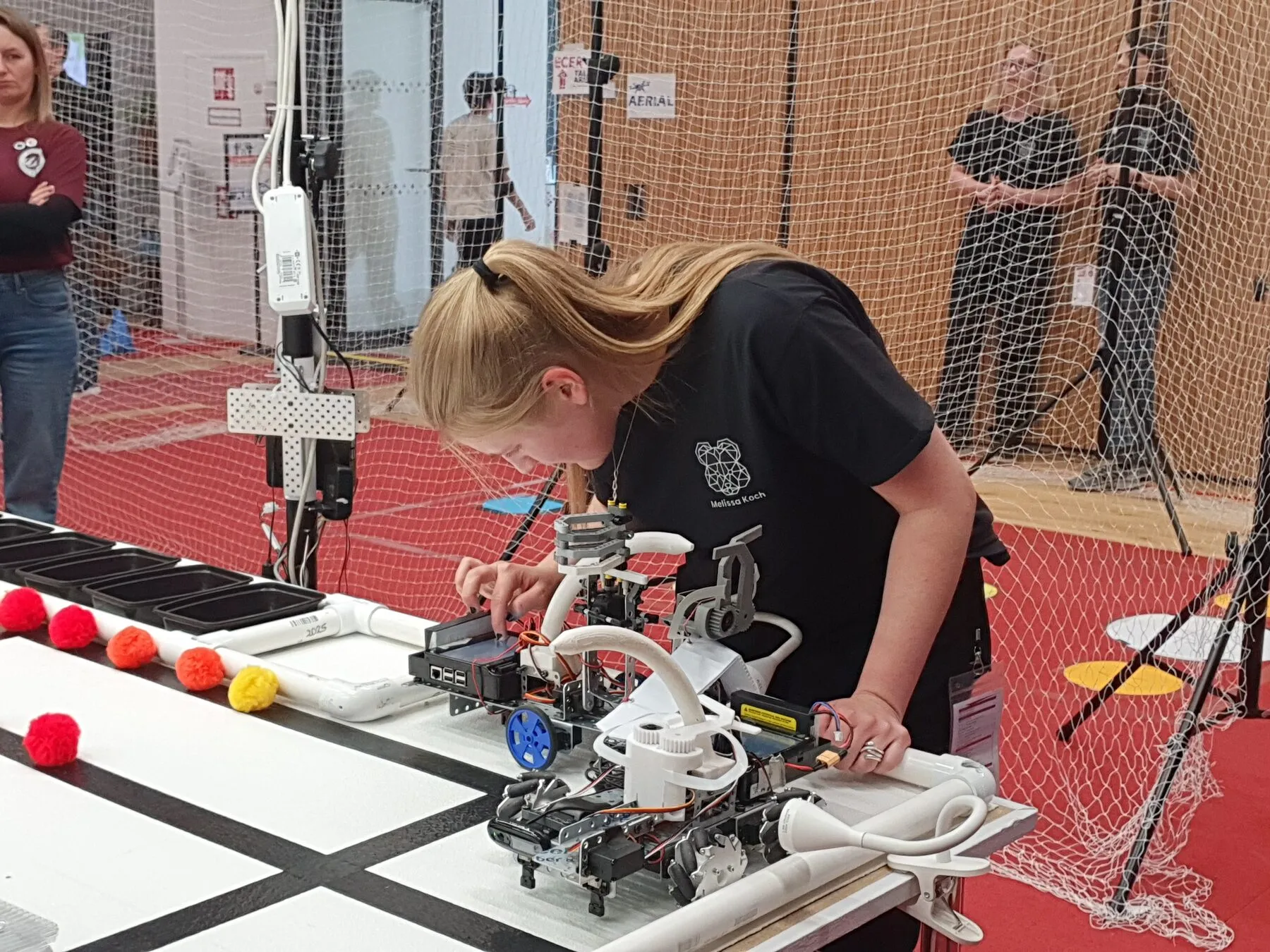 Fine-tuning a robot before a match